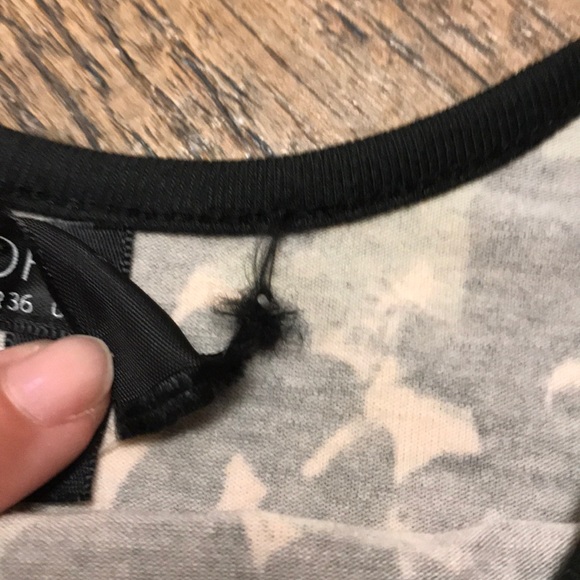 Topshop Camouflage Print Body Con Mini Dress 4 - Picture 5 of 8